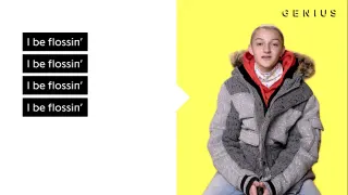 Backpack Kid's Genius "Flossin" Performance / I Be Flossin' meme card, common rarity
