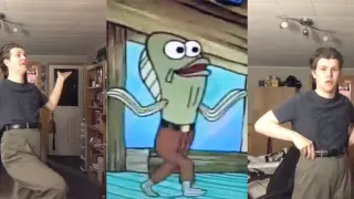 Carte meme Bad Guy SpongeBob Twist, rareté commune