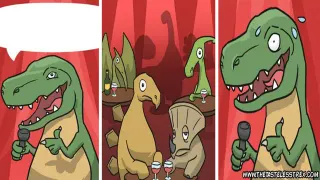 Bad Joke Trex meme card, common rarity