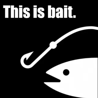 Bait / This is Bait meme card, epic rarity