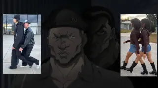 Baki Walk meme card, common rarity