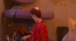 Balding Woody meme card, common rarity