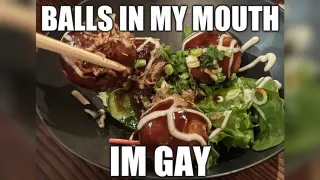 Carte meme Balls In My Mouth, I’m Gay, rareté commune