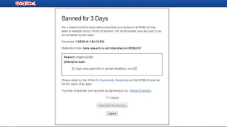 Banned From Roblox meme card, common rarity