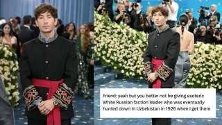 Barry Keoghan's 2025 Met Gala Costume meme card, common rarity