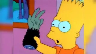 Carte meme Bart’s Monkey’s Paw, rareté commune