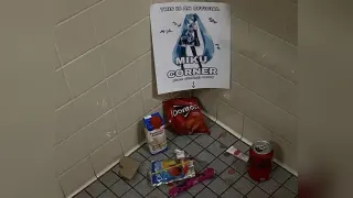 Bathroom Shrines meme card, common rarity
