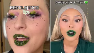Carte meme BeetleJuice Lips, rareté commune