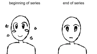 Beginning Of Series vs. End Of Series meme card, common rarity