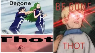 Begone, Thot meme card, rare rarity