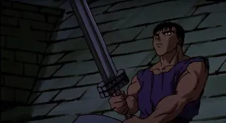 Berserk Long Sword meme card, common rarity
