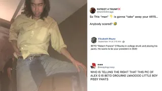 Carte meme Beto O’Rouke’s Pissy Pants Photo, rareté commune