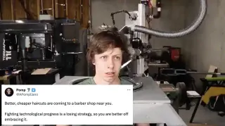 Better, Cheaper Haircuts Are Coming meme card, common rarity
