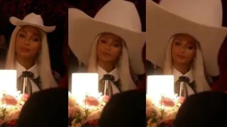 Beyoncé's Cowboy Hat Growing meme card, common rarity
