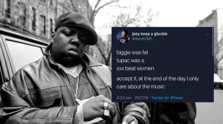 Biggie Was Fat meme card, common rarity