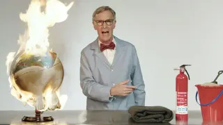 Carte meme Bill Nye "The Planet Is On Fucking Fire" Video, rareté commune