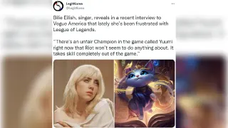 Billie Eilish, Singer, Reveals In A Recent Interview to Vogue America meme card, common rarity