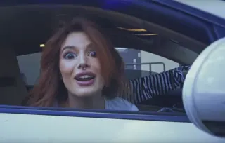 Bitch, I'm Bella Thorne meme card, common rarity