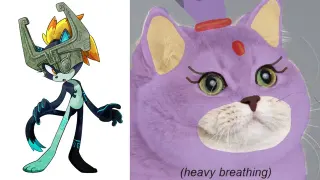 Blaze the Cat meme card, common rarity
