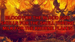 Blood for the Blood God meme card, epic rarity