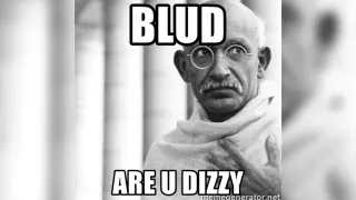 Blud meme card, rare rarity