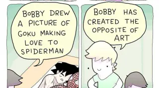 Bobby Has Created the Opposite of Art meme card, rare rarity