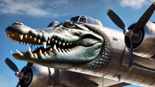 Bombardiro Crocodilo (Italian Brainrot) meme card, epic rarity