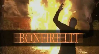 Bonfire Lit meme card, common rarity