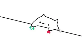 Bongo Cat Hitting the Like and Retweet Buttons meme card, common rarity