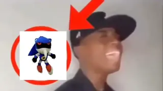 Bootleg Metal Sonic Plush "Hue Hue Hue" meme card, common rarity