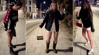 Boots and a Slick Back Bun meme card, common rarity