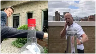 Bottle Cap Challenge meme card, rare rarity