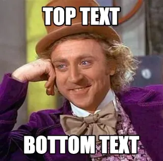 Bottom Text meme card, epic rarity