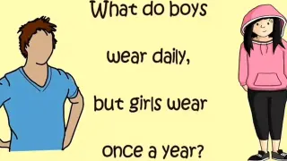 Boys Wear It Daily, Girls Wear It Once A Year meme card, rare rarity