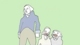 Brad Neely's 'George Washington' meme card, common rarity