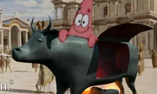 Brazen Bull meme card, common rarity