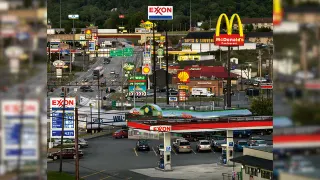 Carte meme Breezewood, Pennsylvania, rareté rare