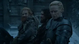 Brienne and Tormund meme card, common rarity