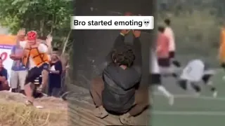 Bro Accidentally Emoted / Bro Started Emoting meme card, common rarity