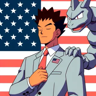 Brock Obama meme card, epic rarity