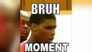 Bruh Moment meme card, rare rarity