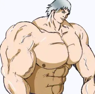 Buff Riku meme card, rare rarity