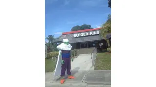 Burger King Piccolo meme card, common rarity