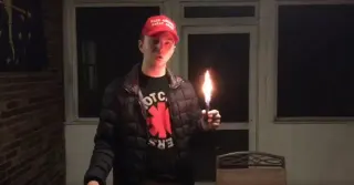 #burnmyMAGAhat meme card, common rarity
