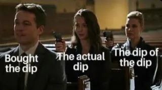 Buy the Dip meme card, common rarity