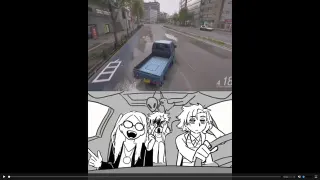 California Gurls/Forza Horizon Kei Truck Drift meme card, common rarity