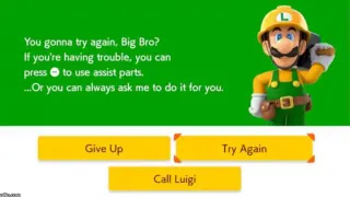 Call Luigi meme card, common rarity