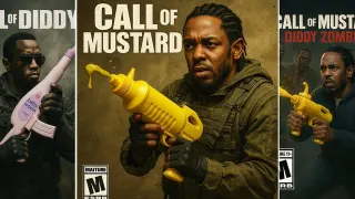 Call of Mustard / Call of Diddy meme card, common rarity