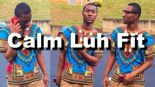 Calm Luh Fit meme card, common rarity