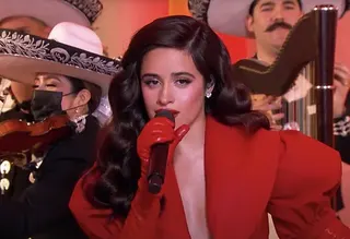 Camila Cabello "I'll Be Home For Quismois" meme card, common rarity